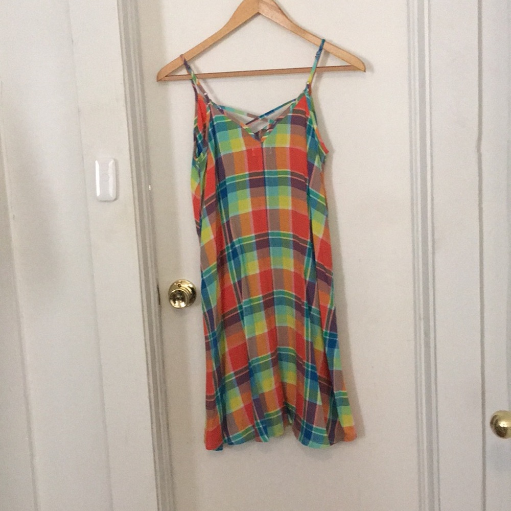 Multicolored handkerchief dress